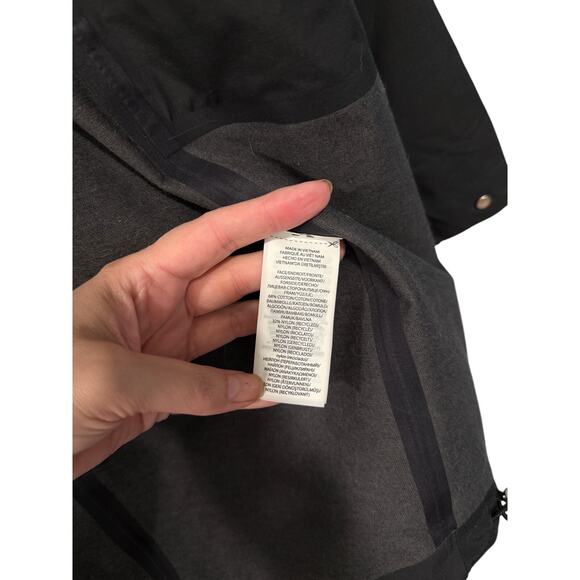 NEW! Ralph Lauren RLX $498 Rain Coat Hooded Windbreaker Jacket Black Medium - Picture 11 of 16